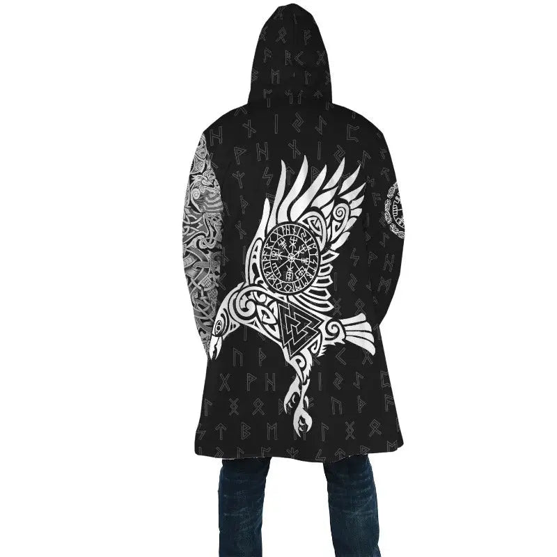 Manteau Viking Corbeau Munin - Viking Héritage