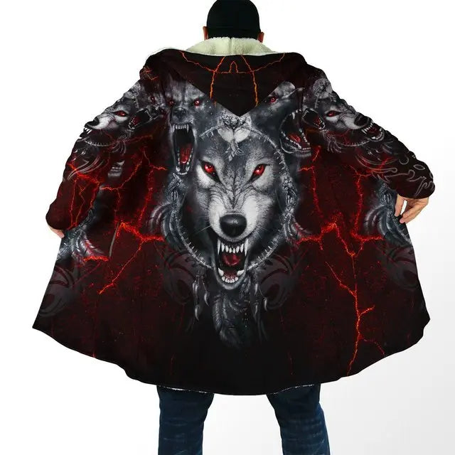 Manteau Viking The Wolf - Viking Héritage