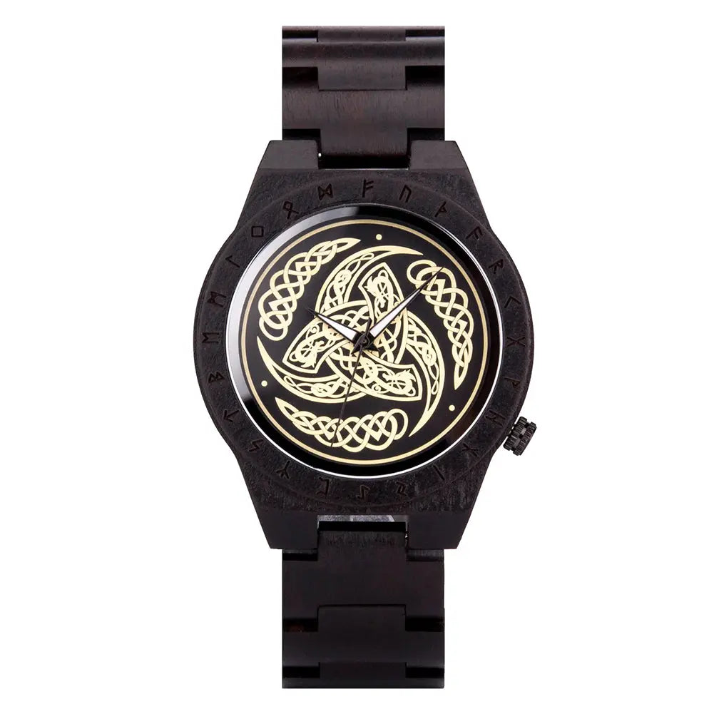 Montre Triple Corne d'Odin - Viking Héritage