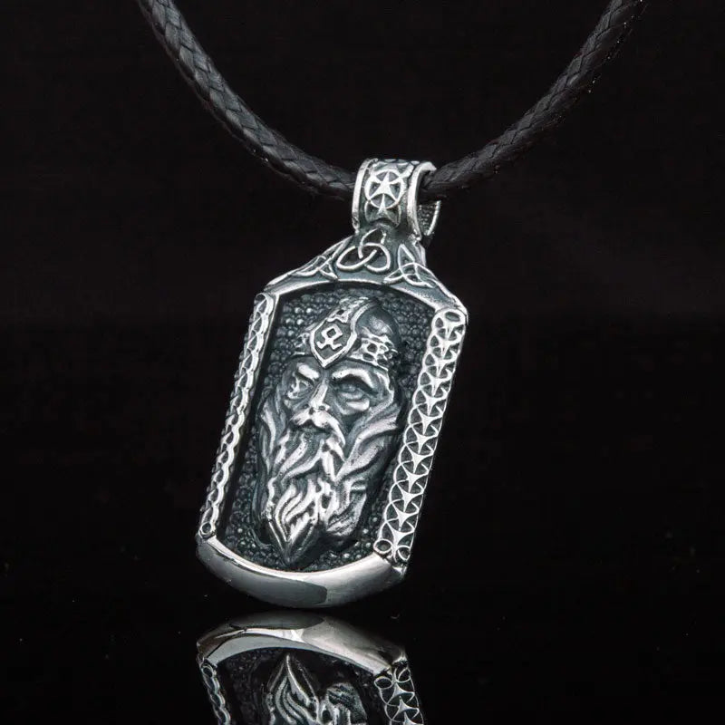 PENDENTIF CERF - VEGVISIR ARGENT STERLING .925 - Viking Héritage