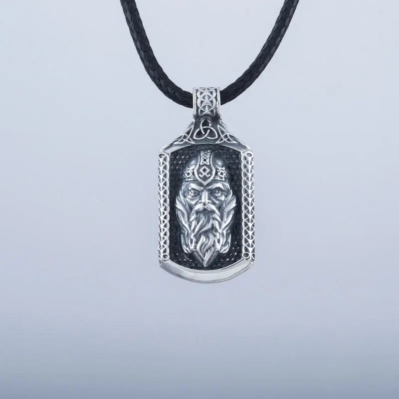 PENDENTIF CERF - VEGVISIR ARGENT STERLING .925 - Viking Héritage