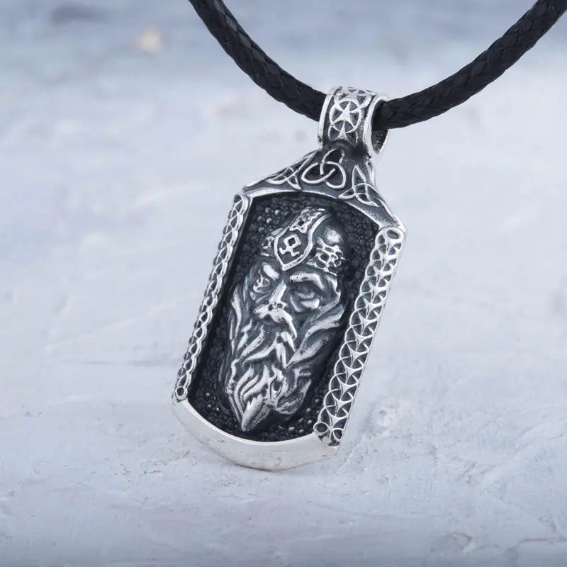 PENDENTIF CERF - VEGVISIR ARGENT STERLING .925 - Viking Héritage