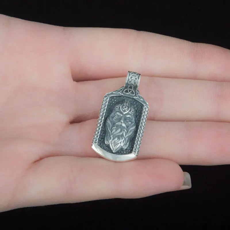 PENDENTIF CERF - VEGVISIR ARGENT STERLING .925 - Viking Héritage