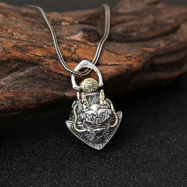 PENDENTIF DRAGON (ARGENT) - Viking Héritage