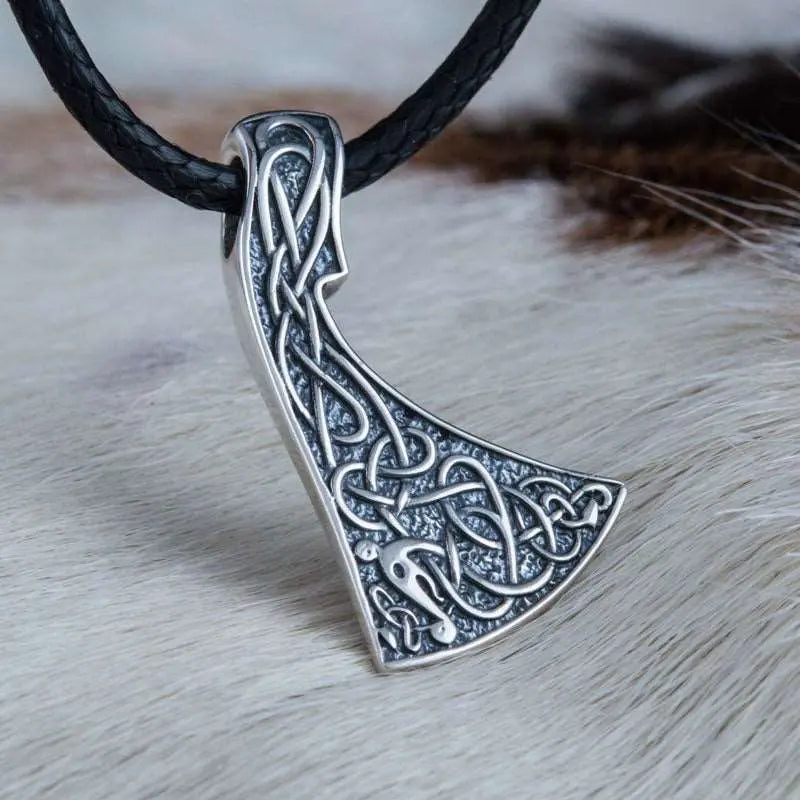 PENDENTIF HACHE VIKING ARGENT STERLING .925 - Viking Héritage