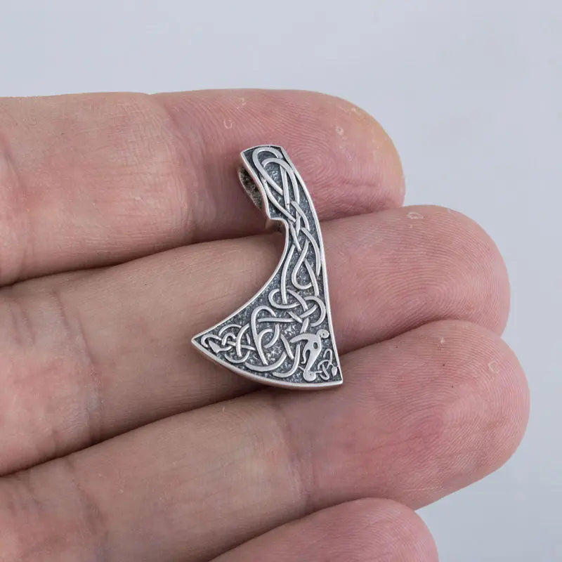 PENDENTIF HACHE VIKING ARGENT STERLING .925 - Viking Héritage