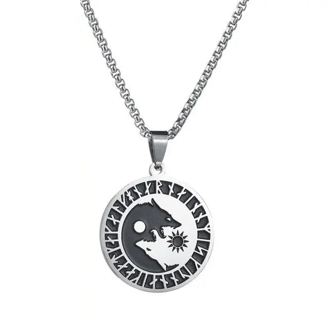 PENDENTIF LOUP SKÖLL - Viking Héritage