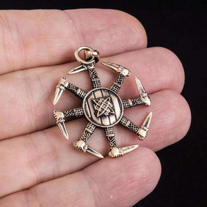 PENDENTIF SOLEIL NOIR (BRONZE MASSIF) - Viking Héritage