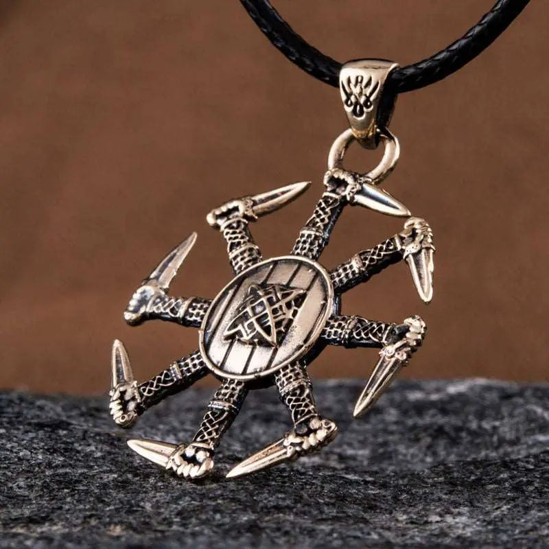 PENDENTIF SOLEIL NOIR (BRONZE MASSIF) - Viking Héritage