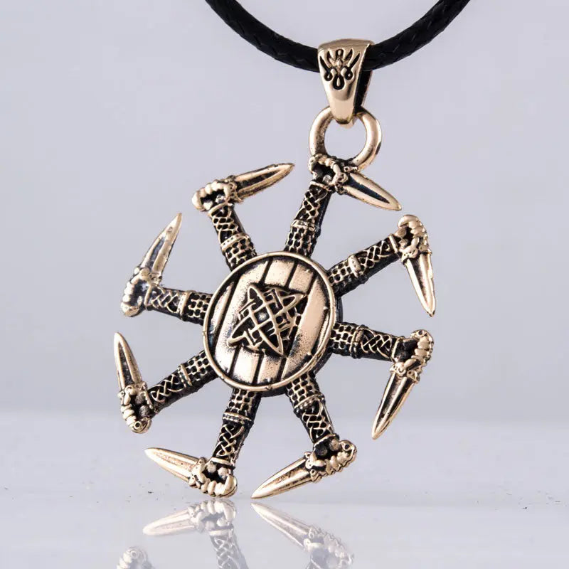 PENDENTIF SOLEIL NOIR (BRONZE MASSIF) - Viking Héritage