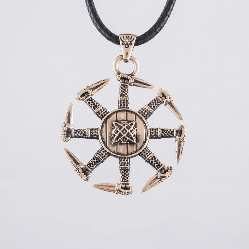 PENDENTIF SOLEIL NOIR (BRONZE MASSIF) - Viking Héritage