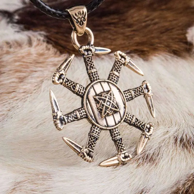 PENDENTIF SOLEIL NOIR (BRONZE MASSIF) - Viking Héritage