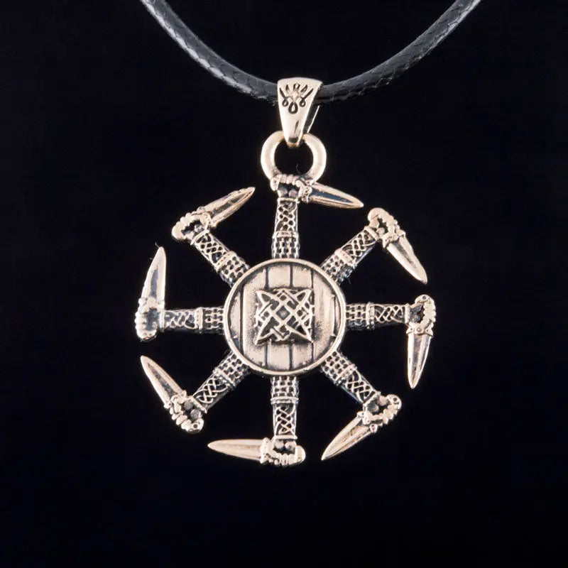 PENDENTIF SOLEIL NOIR (BRONZE MASSIF) - Viking Héritage