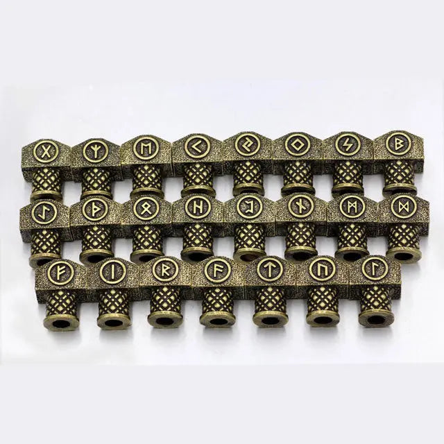 PERLE DE BARBE MJOLNIR SAC DE 23 PERLES - Viking Héritage