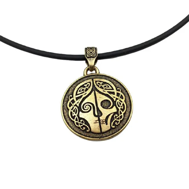 Pendentif Hel en Bronze Massif - Viking Héritage