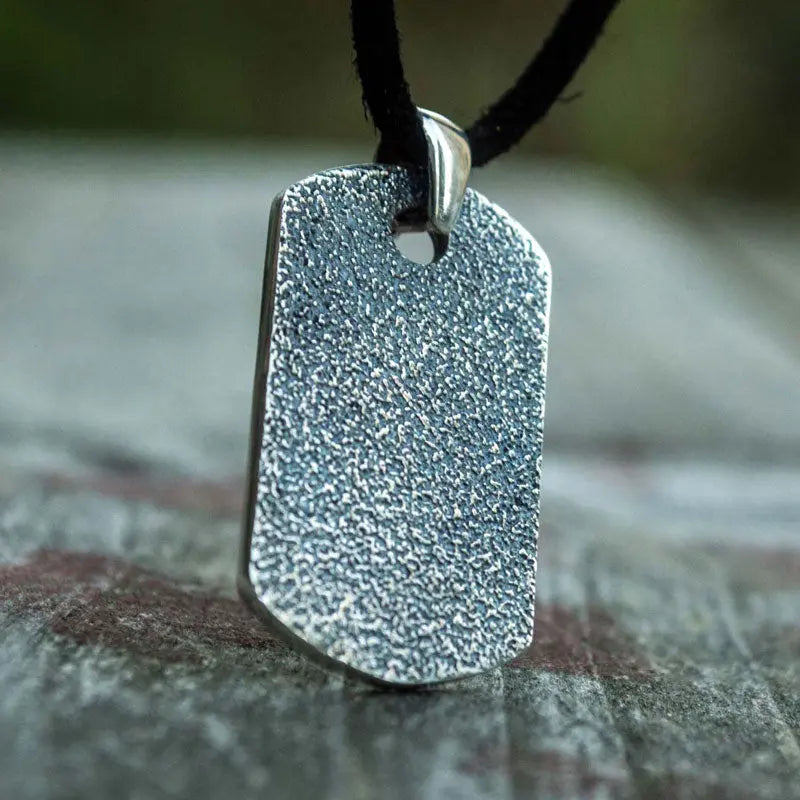 Pendentif Ornement Viking Artisanal (Argent) - Viking Héritage