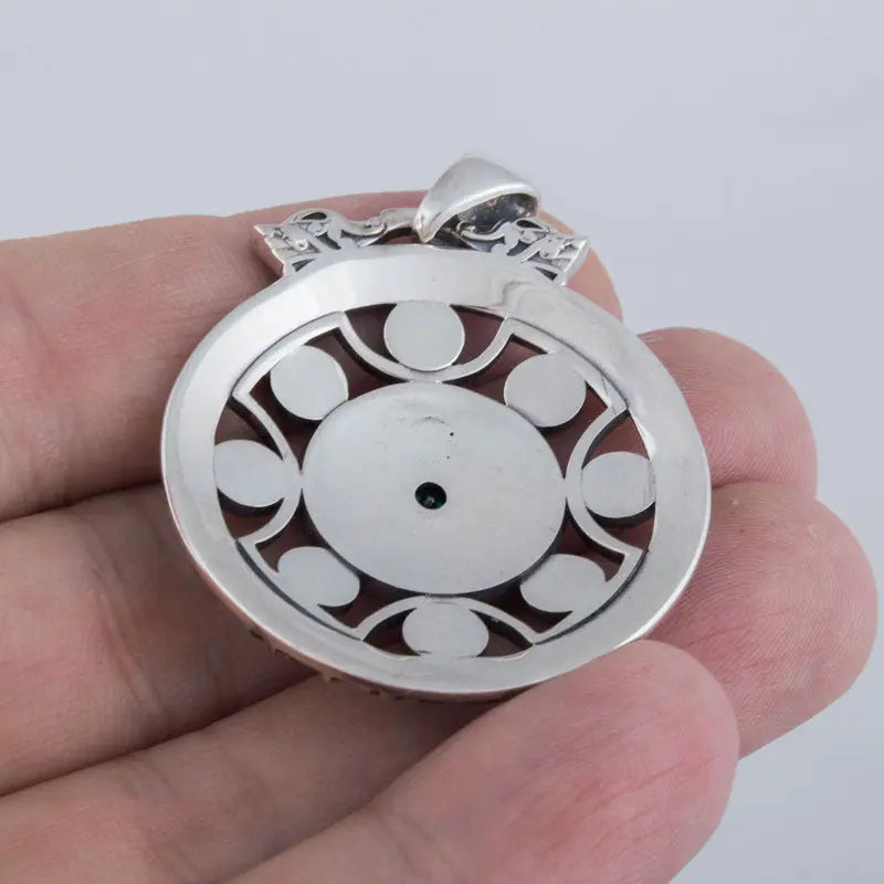 Pendentif Vegvisir (Argent Massif) - Viking Héritage