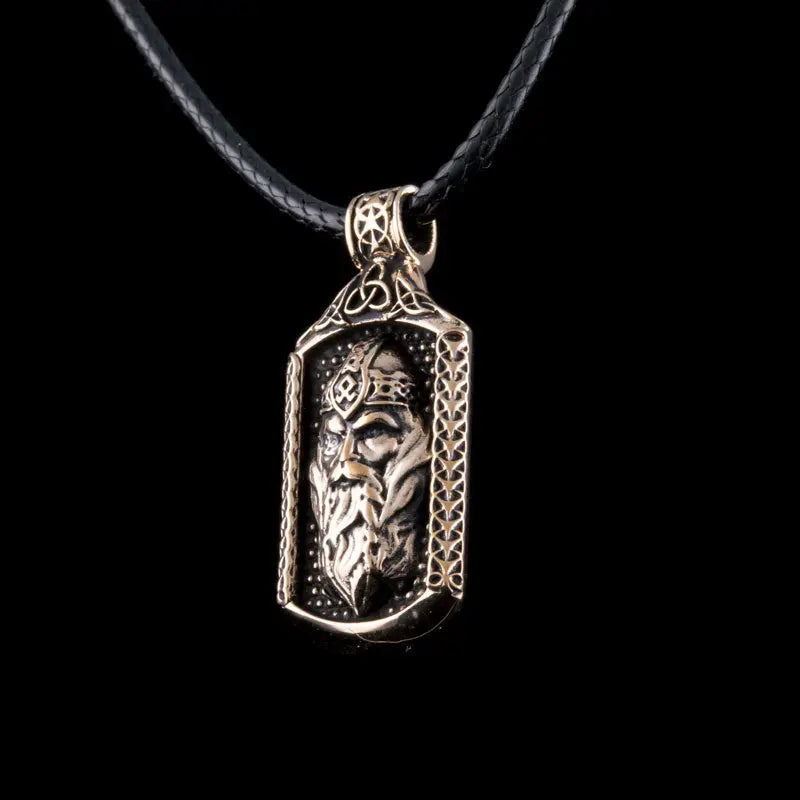 Pendentif Viking Odin (Bronze massif) - Viking Héritage