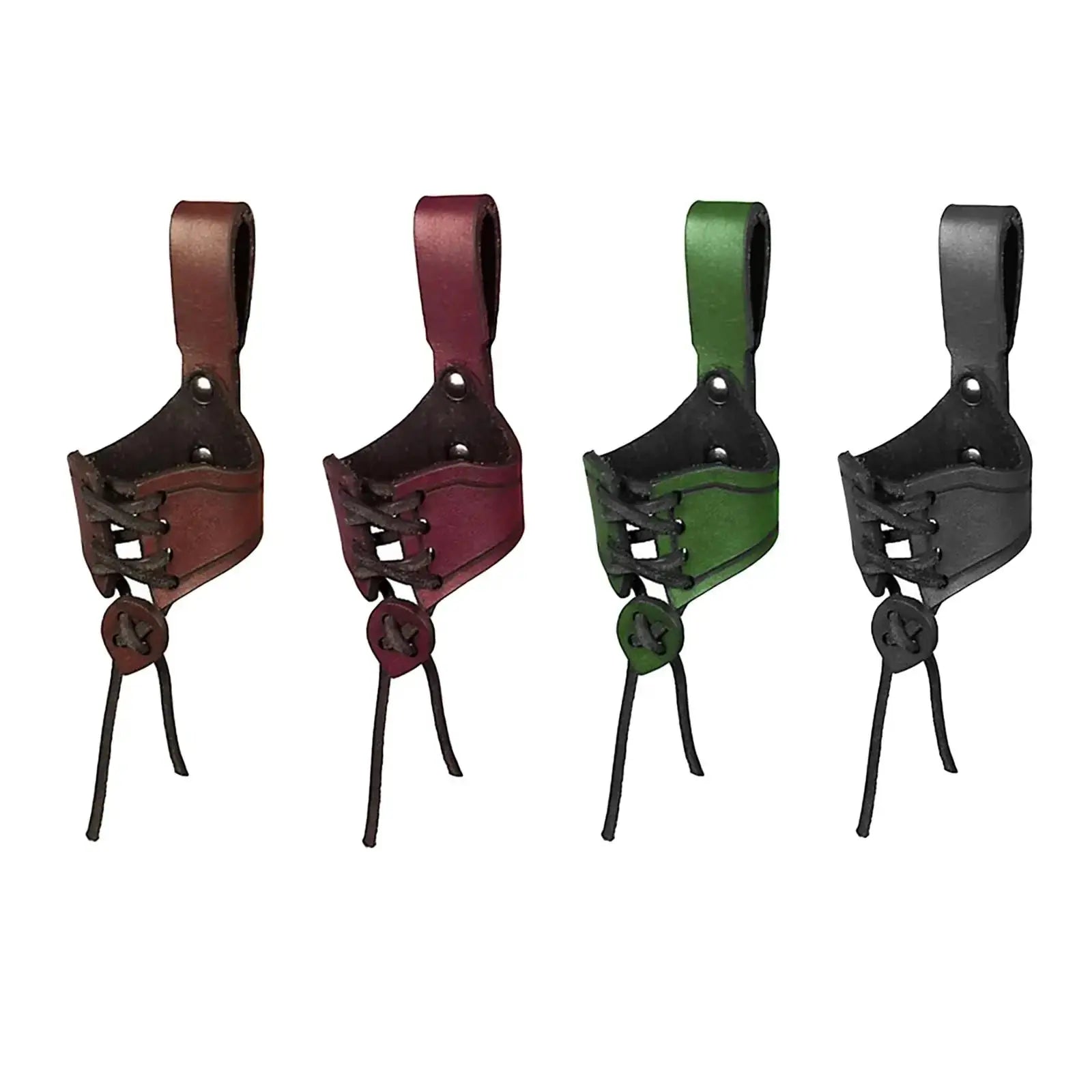 Porte-Corne à Boire Viking en Cuir - Viking Héritage