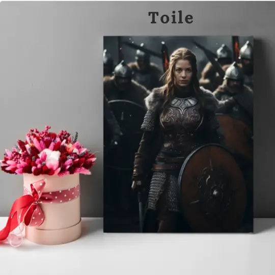 Portrait Personnalisé - Femme Viking - Viking Héritage