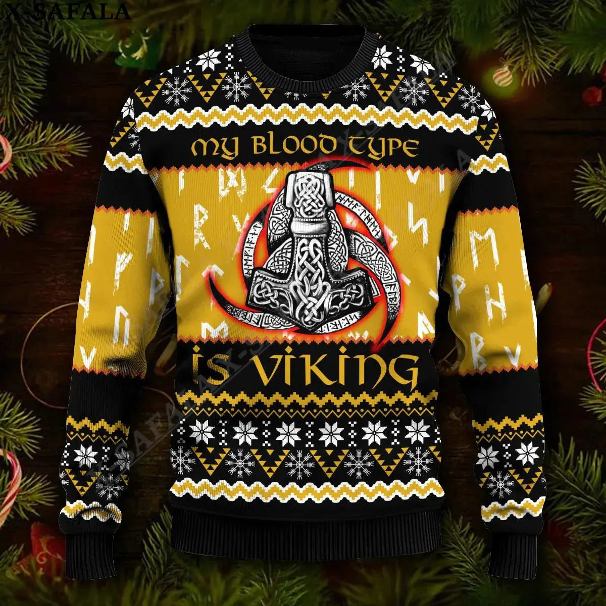 Pull de Noël Viking - Viking Héritage