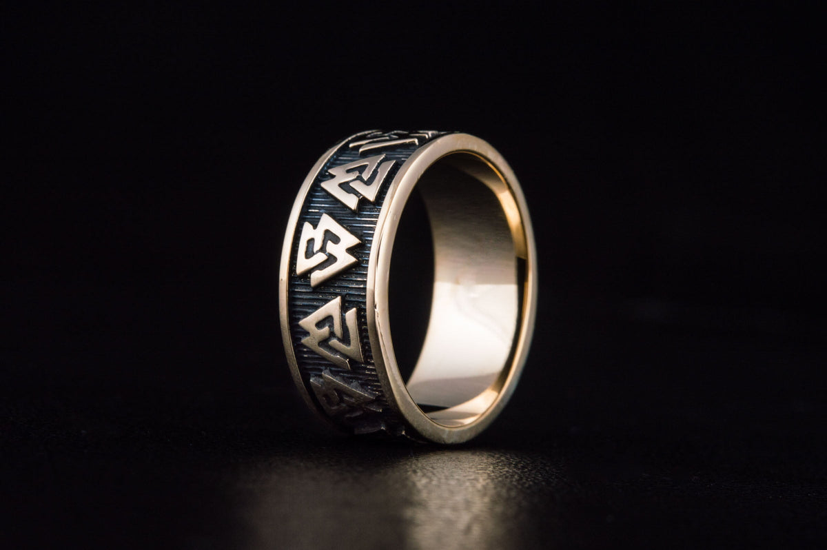 Bague Valknut — Bronze