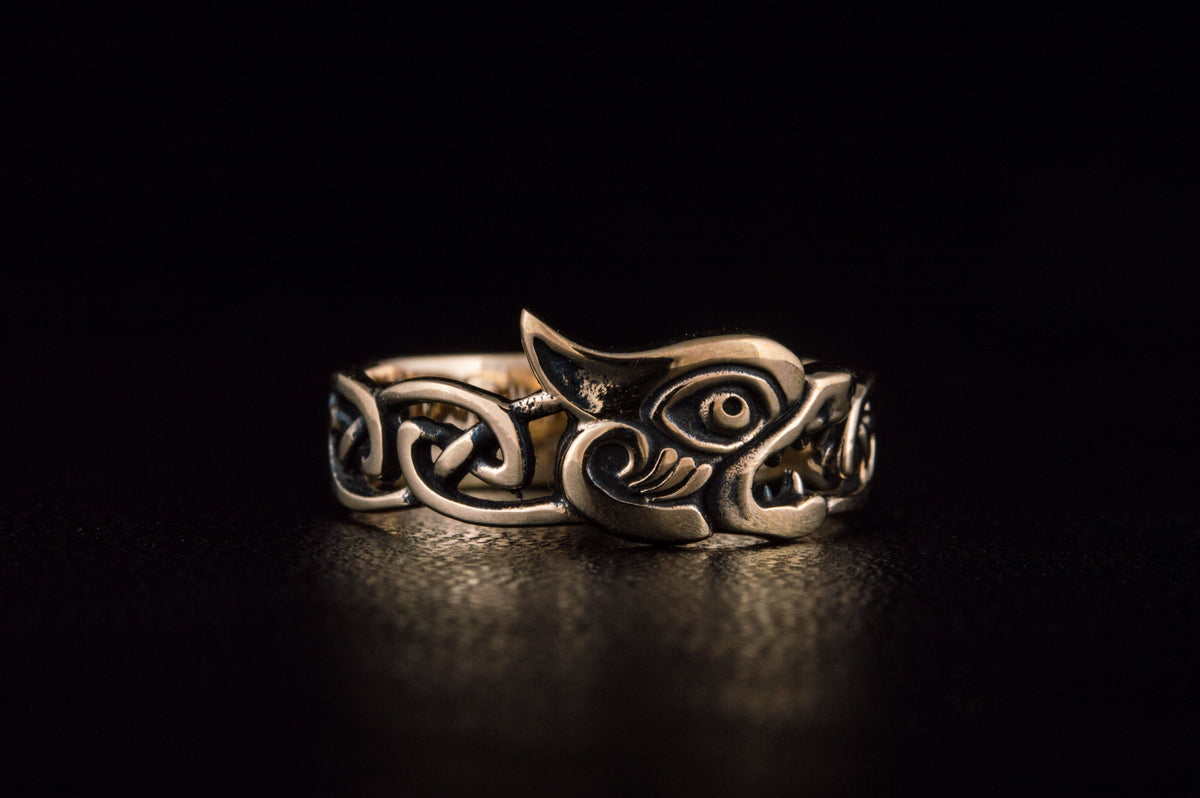 Bague Fenrir et Ornement — Bronze