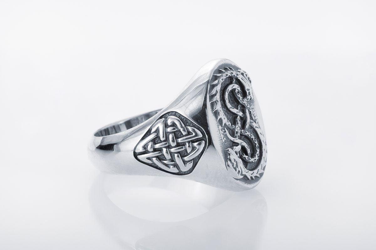Bague Viking Longue Traversee — Argent 925