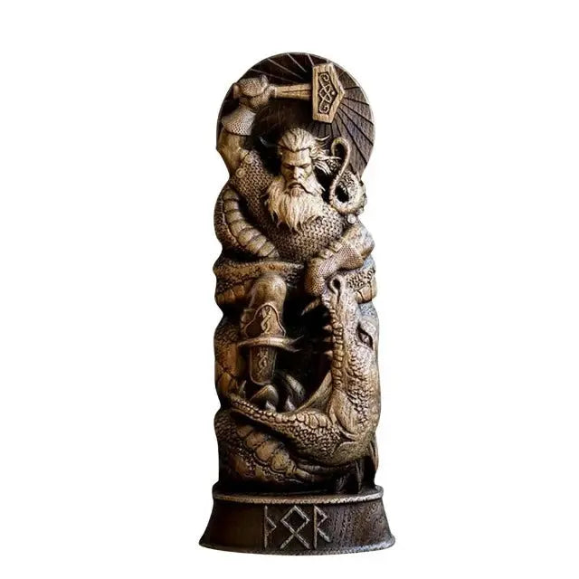Statue Viking - Dieu Thor - Viking Héritage