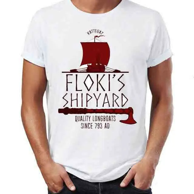 T SHIRT VIKING FLOKI - Viking Héritage