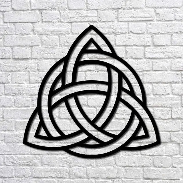 TRIQUETRA - ART MURAL EN MÉTAL - Viking Héritage