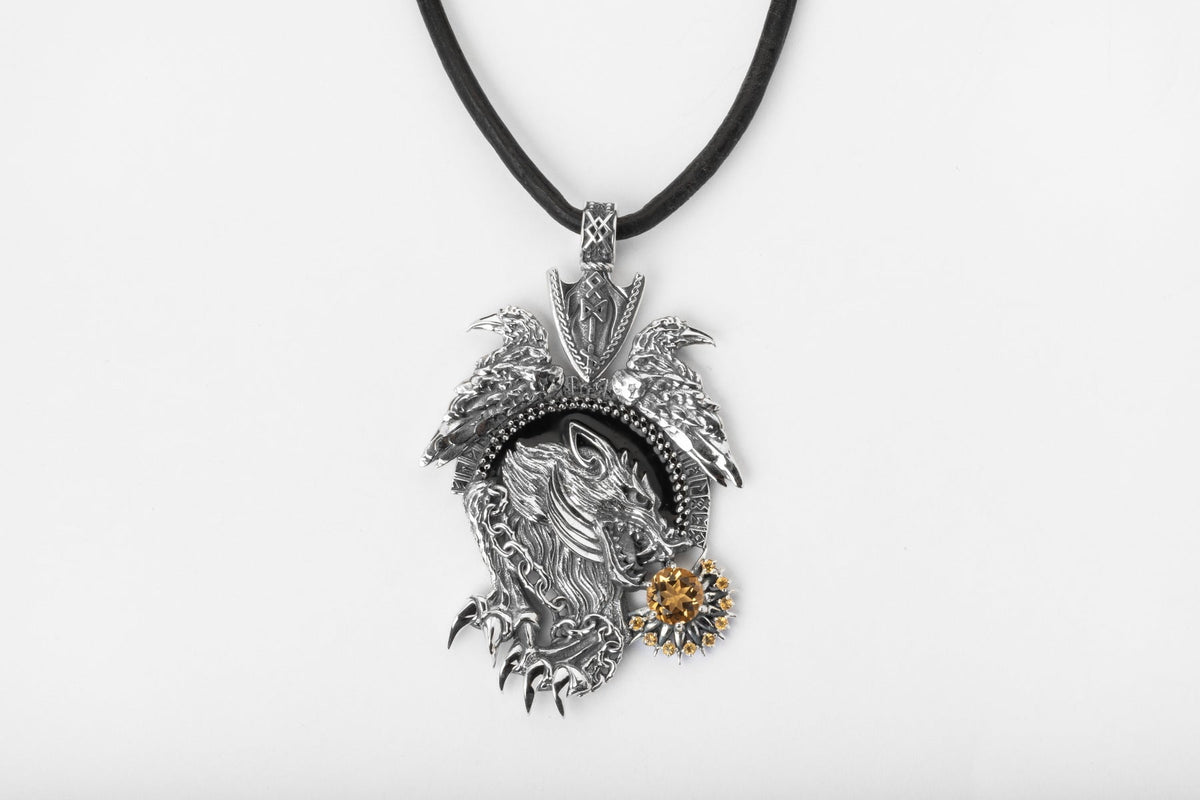 Pendentif Viking Grand Modèle — Argent 925
