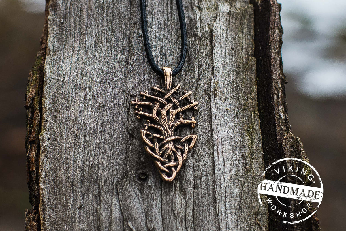 Pendentif Yggdrasil et Arbre — Bronze