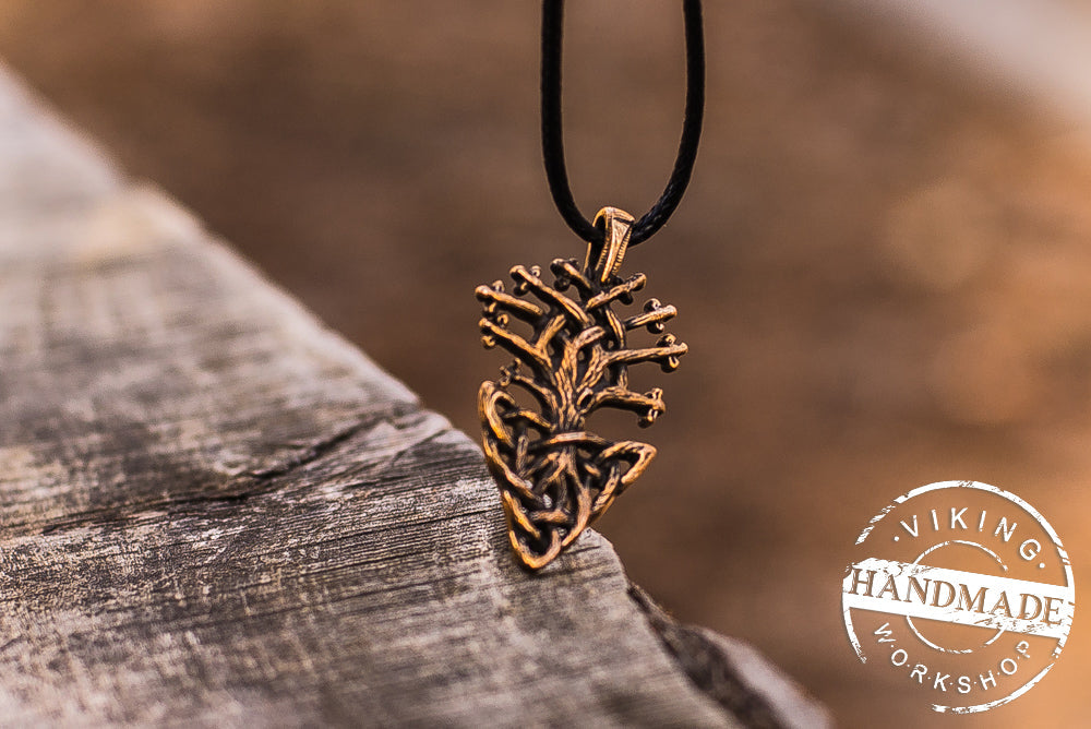 Pendentif Yggdrasil et Arbre — Bronze