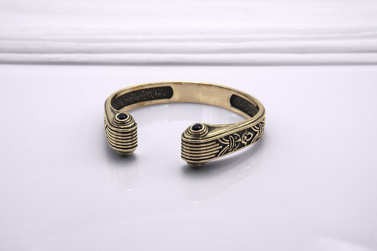Bracelet Odin et Ornement — Bronze
