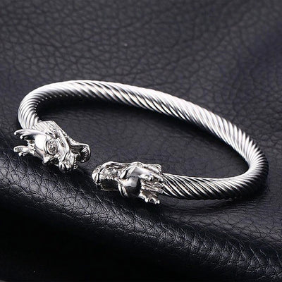 Bracelet Dragon (Acier) | Viking Héritage