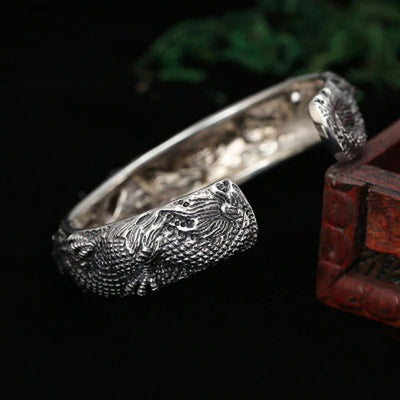 Bracelet Dragon Argent | Viking Héritage
