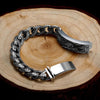 Bracelet Dragon Mythique En Argent | Viking Héritage