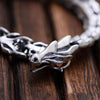 Bracelet Dragon Jormungandr En Argent | Viking Héritage