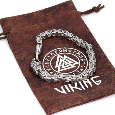 BRACELET JORMUNGANDR - ARGENT-Viking Héritage