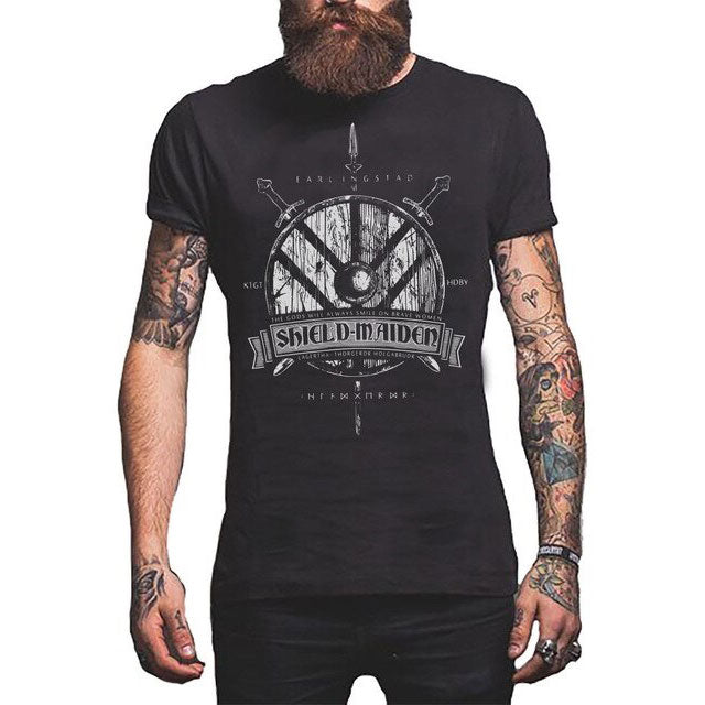 T Shirt Bouclier Viking | Viking Héritage