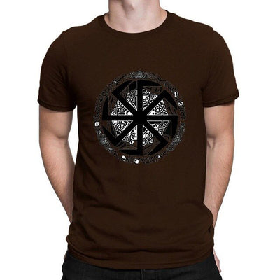 T Shirt Viking Soleil Noir | Viking Héritage