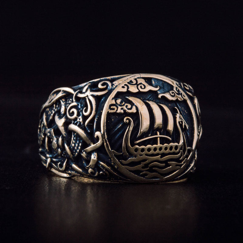 Bague Drakkar | Viking Héritage