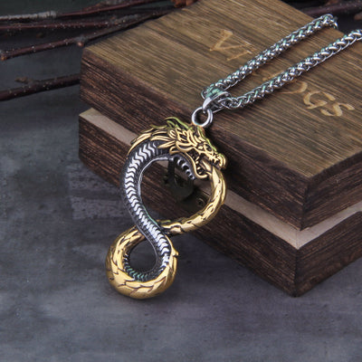 Collier Serpent Jormungand | Viking Héritage