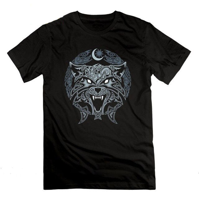 T-Shirt Avec Un Loup | Viking Héritage